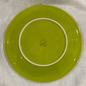 RETIRED Fiesta Ware LEMONGRASS 2009-2024 Dinner Plate 10 1/2 x 1 1/4 Made USA